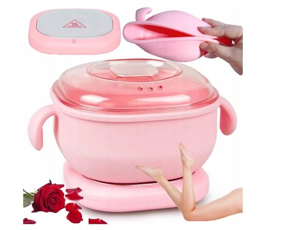 Elektrinis vaško šildytuvas su vašku